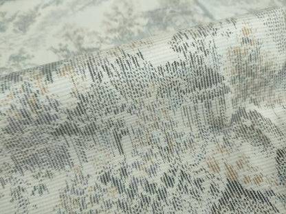 平和屋着物●上質な紬　風景樹林文　正絹　逸品　DAAW5116ud