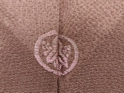 平和屋着物●訪問着 刺繍 草花文 暈し染め 金彩 鬼しぼ縮緬 正絹 逸品 DAAW5124ud