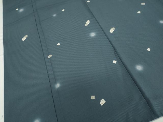 平和屋着物●上質な小紋 源氏香 蛍暈し ロング丈 正絹 逸品 DAAW5153ud