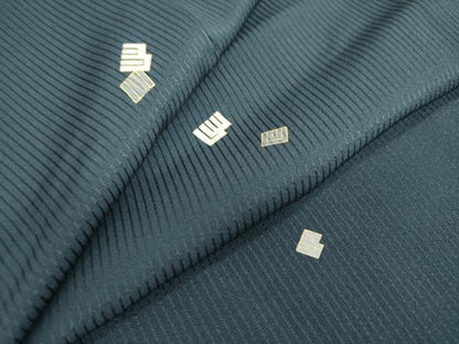 平和屋着物●上質な小紋 源氏香 蛍暈し ロング丈 正絹 逸品 DAAW5153ud