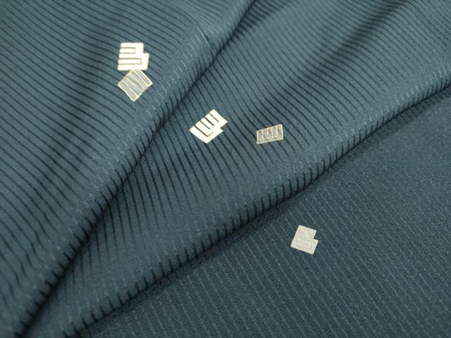 平和屋着物●上質な小紋 源氏香 蛍暈し ロング丈 正絹 逸品 DAAW5153ud