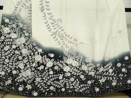 平和屋着物●訪問着　作家物　辻が花　暈し染め　正絹　逸品　未使用　DAAW5183ud