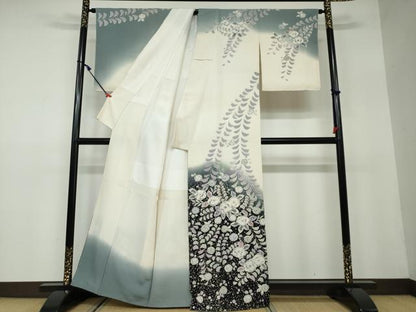 平和屋着物●訪問着　作家物　辻が花　暈し染め　正絹　逸品　未使用　DAAW5183ud