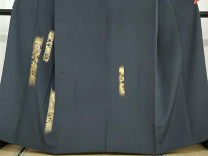 平和屋着物●訪問着 竹屋町刺繍 短冊草花文 金彩 高島屋金ラベル 正絹 逸品 DAAW5226ud