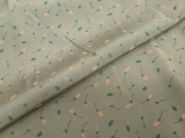 平和屋着物●上質な小紋　成物　正絹　逸品　DAAW5229ud