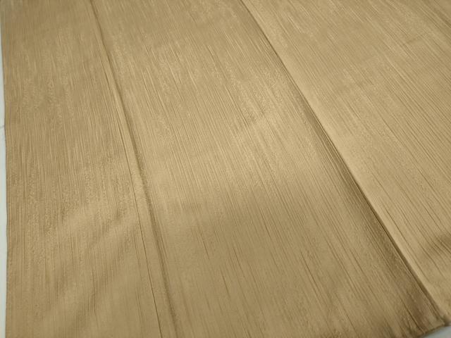 平和屋着物●上質な色無地 霞地紋 朽葉色 正絹 逸品 DAAW5239ud