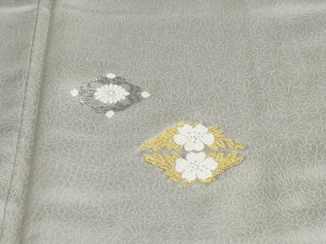 平和屋着物●山口美術織物　皇室　伊勢神宮御用　西陣織　訪問着　唐織　花菱兎文　金銀糸　ロング丈　正絹　逸品　DAAW5256ud