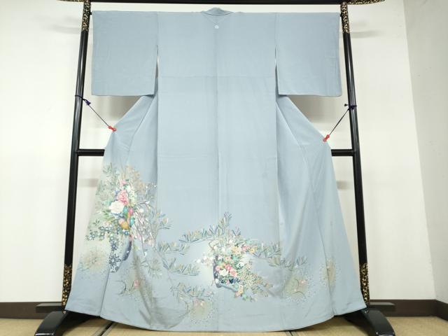 平和屋着物●豪華色留袖　飾花文　暈し染め　ますいわ屋扱い　正絹　逸品　DAAW5263ud