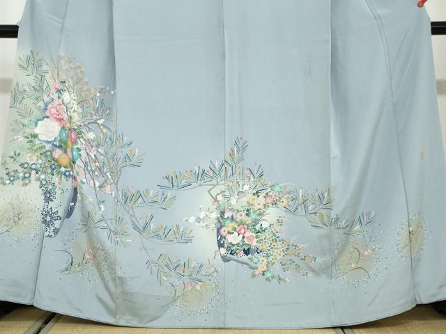 平和屋着物●豪華色留袖　飾花文　暈し染め　ますいわ屋扱い　正絹　逸品　DAAW5263ud