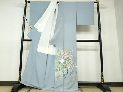 平和屋着物●豪華色留袖　飾花文　暈し染め　ますいわ屋扱い　正絹　逸品　DAAW5263ud