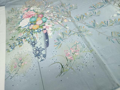 平和屋着物●豪華色留袖　飾花文　暈し染め　ますいわ屋扱い　正絹　逸品　DAAW5263ud