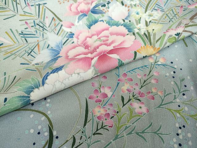 平和屋着物●豪華色留袖　飾花文　暈し染め　ますいわ屋扱い　正絹　逸品　DAAW5263ud