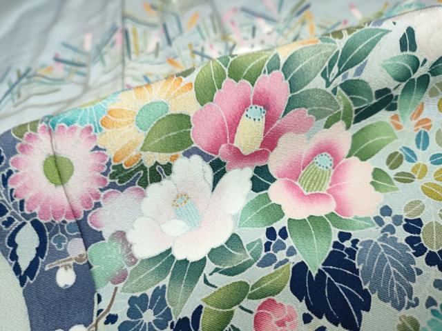 平和屋着物●豪華色留袖　飾花文　暈し染め　ますいわ屋扱い　正絹　逸品　DAAW5263ud