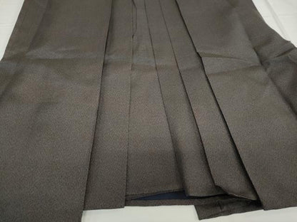平和屋着物●男性　馬乗り袴　霞文　正絹　逸品　DAAW5290ud