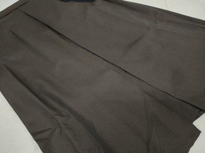 平和屋着物●男性　馬乗り袴　霞文　正絹　逸品　DAAW5290ud