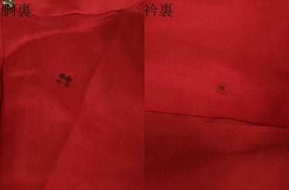 平和屋着物●本場大島紬　雲霞草花文　正絹　逸品　未使用　DAAW5301ud