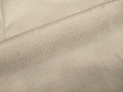平和屋着物●上質な紬　薄卵色　正絹　逸品　DAAW5308ud