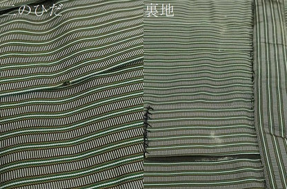 平和屋着物●男性　馬乗り袴　縞　正絹　逸品　DAAW5352ud