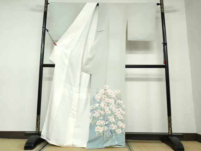 平和屋着物●豪華色留袖 友禅 花鳥文 暈し染め 正絹 逸品 DAAW5369ud