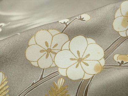 平和屋着物●豪華色留袖　駒刺繍　枝花文　暈し染め　金彩　正絹　逸品　DAAW5370ud