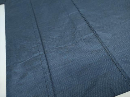 平和屋着物●男性 本場大島紬 アンサンブル 長羽織 抽象文様 正絹 逸品 DAAW5380ud