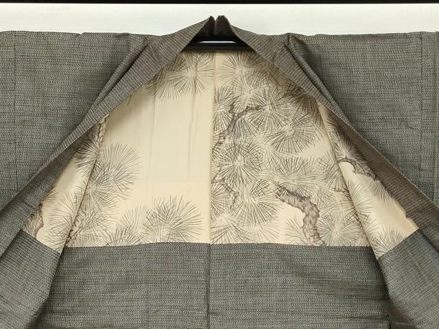 平和屋着物●男性 本場大島紬 アンサンブル 100亀甲 総詰め 正絹 逸品 DAAW5412ud