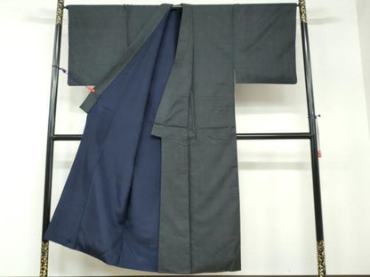 平和屋着物●男性 本場大島紬 アンサンブル 長羽織 80亀甲 総詰め 正絹 逸品 DAAW5414ud