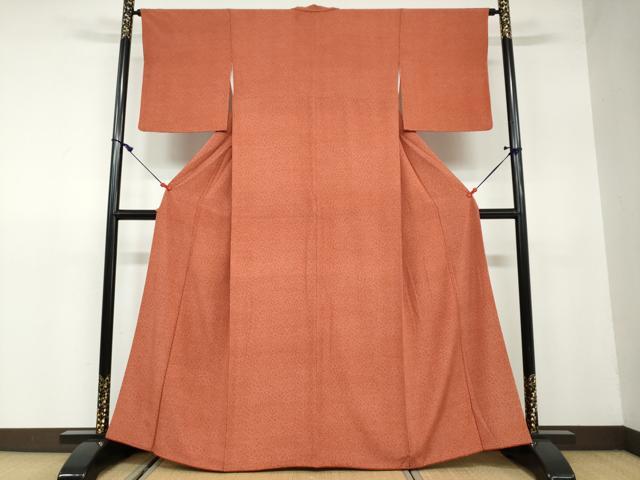 平和屋着物●人間国宝 小宮康孝　江戸小紋　源氏香花文　正絹　逸品　DAAW5416ud