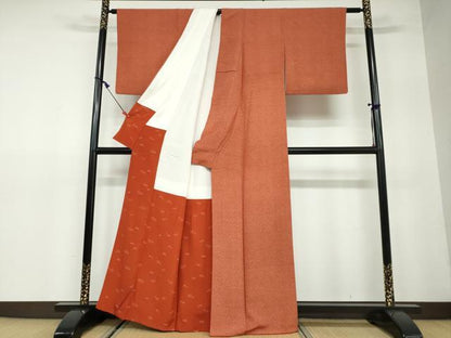 平和屋着物●人間国宝 小宮康孝　江戸小紋　源氏香花文　正絹　逸品　DAAW5416ud