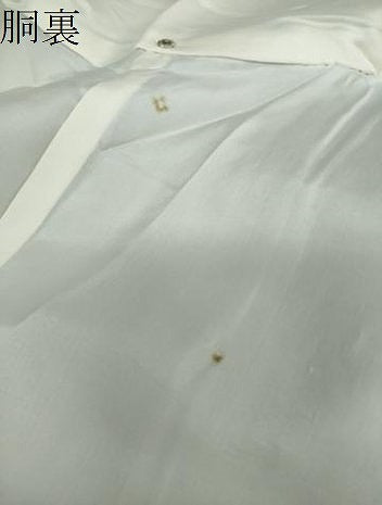 平和屋着物●上質な紬　亀甲柄　正絹　逸品　DAAW5440ud