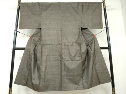 平和屋着物●男性 本場大島紬 100亀甲 総詰め 正絹 逸品 DAAW5449ud