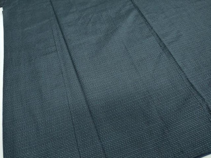 平和屋着物●男性 本場大島紬 変わり格子 正絹 逸品 DAAW5458ud