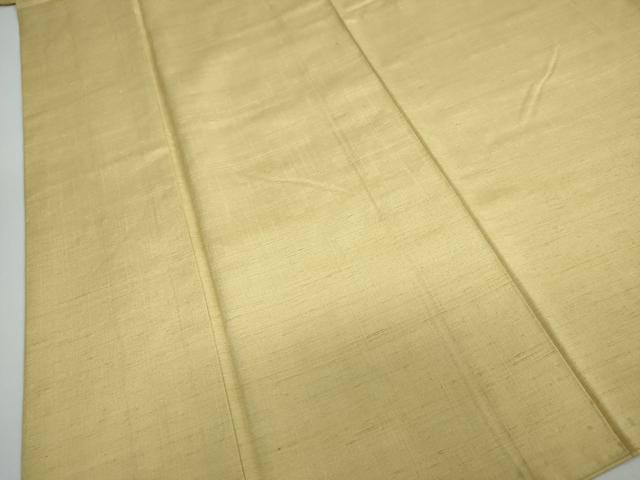 平和屋着物●上質な紬 花葉色 正絹 逸品 DAAW5463ud