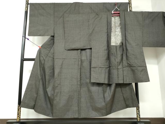 平和屋着物●男性 本場大島紬 アンサンブル 長羽織 80亀甲 総詰め 正絹 逸品 DAAW5467ud
