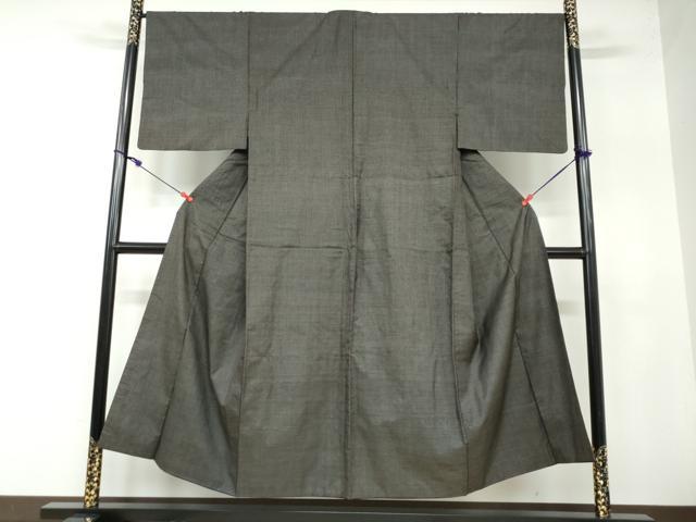 平和屋着物●男性 本場大島紬 アンサンブル 長羽織 80亀甲 総詰め 正絹 逸品 DAAW5467ud