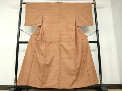平和屋着物●上質な紬 霞文 正絹 逸品 DAAW5519ud