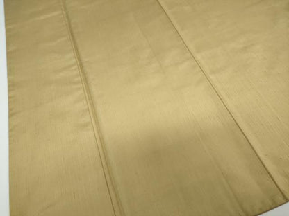 平和屋着物●上質な紬　色無地　木蘭色　正絹　逸品　DAAW5520ud
