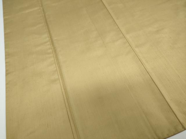 平和屋着物●上質な紬　色無地　木蘭色　正絹　逸品　DAAW5520ud