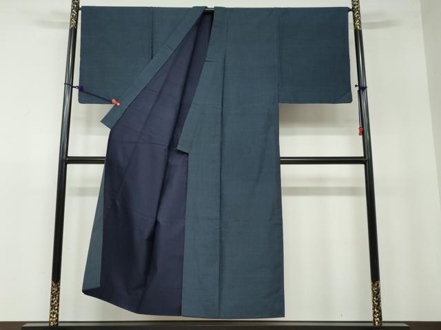 平和屋着物●男性　本場大島紬　アンサンブル　亀甲柄　正絹　逸品　DAAW5536ud