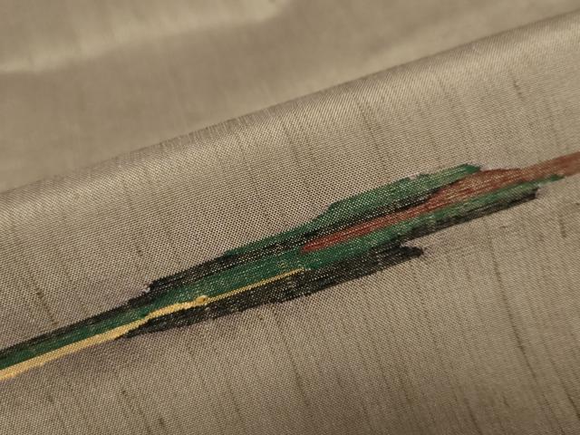 平和屋着物●上質な紬　霞文　さが美扱い　正絹　逸品　未使用　DAAW5548ud