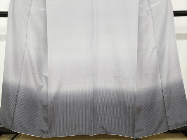 平和屋着物●豪華色留袖　お召地　縞　正絹　逸品　DAAW5557ud