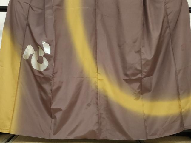 平和屋着物●中村玉緒 訪問着 紬地 心 銀彩 正絹 逸品 DAAW5561ud