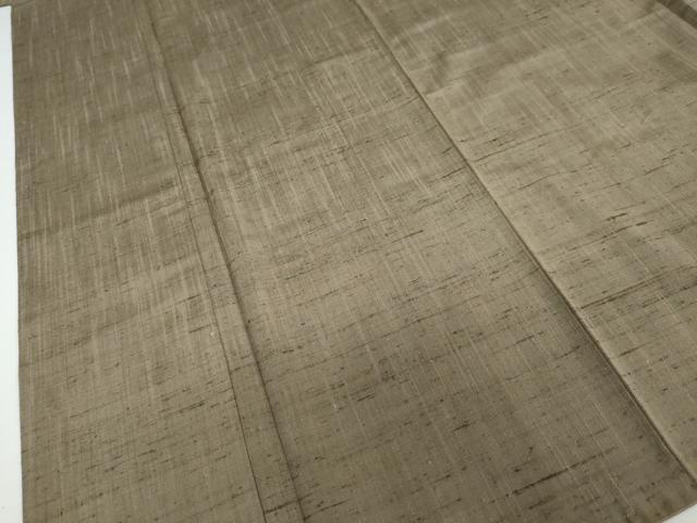 平和屋着物●上質な紬 空五倍子色 正絹 逸品 DAAW5601ud