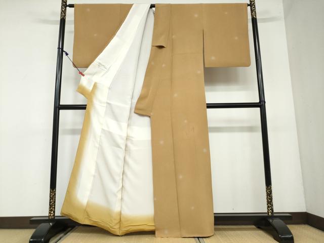 平和屋着物●上質な小紋 蛍暈し 正絹 逸品 DAAW5605ud