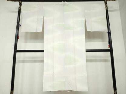 平和屋着物●長襦袢 袷 霞文 暈し染め さが美扱い 正絹 逸品 DAAW5622ud