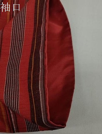 平和屋着物▼上質な紬　間道　小田急百貨店扱い　正絹　逸品　DAAW5640ud