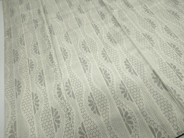 平和屋着物●上質な紬　変わり縞　正絹　逸品　DAAW5650ud