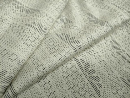 平和屋着物●上質な紬　変わり縞　正絹　逸品　DAAW5650ud