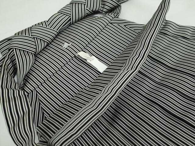 平和屋着物●男性 馬乗り袴 縞 正絹 逸品 DAAW5684ud