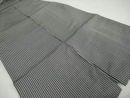 平和屋着物●男性 馬乗り袴 縞 正絹 逸品 DAAW5684ud